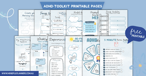 ADHD Toolkit: Printable Pages That Help You Focus, Feel Calm & Stay Motivated