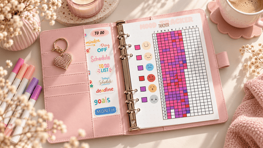 Colouring My Feelings: The Tracker Journal Pages That Changed the Way I See Mysel