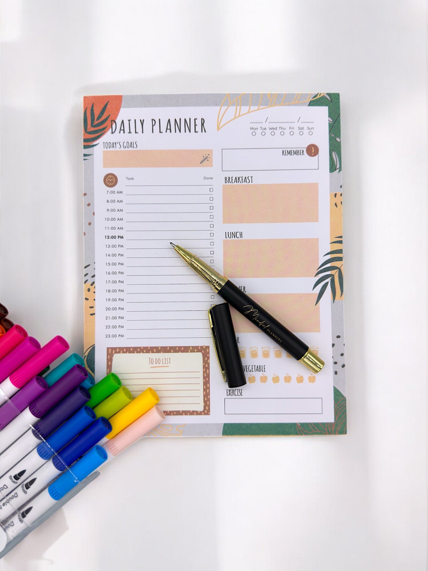 A5 magnetic daily planner for fridge​