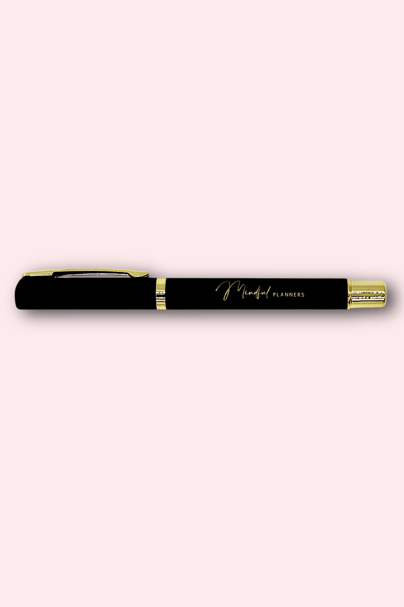 Ballpoint pen with Mindful Planners logo for your personalised journal