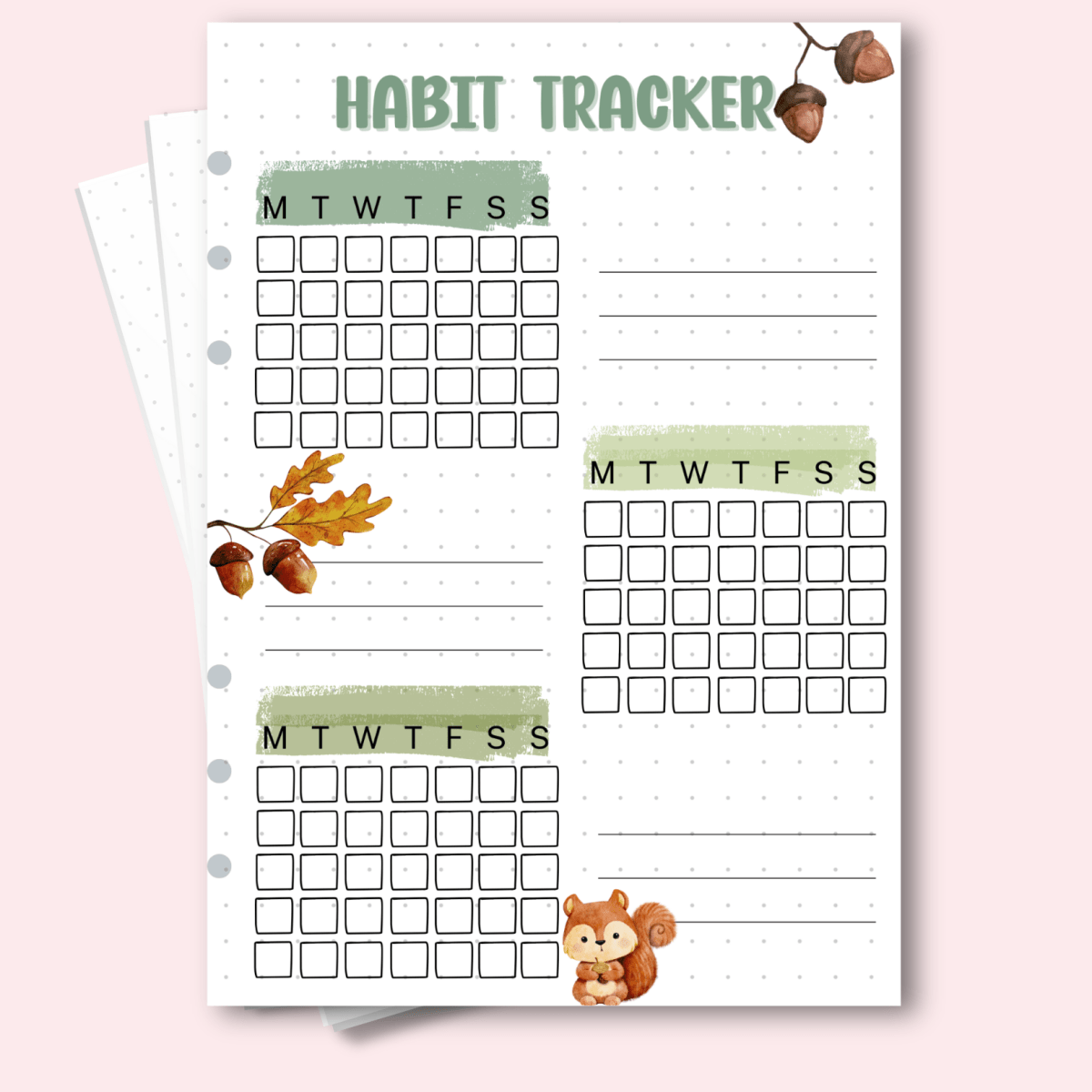 Habit tracker bullet journal layout for ADHD planners Australia