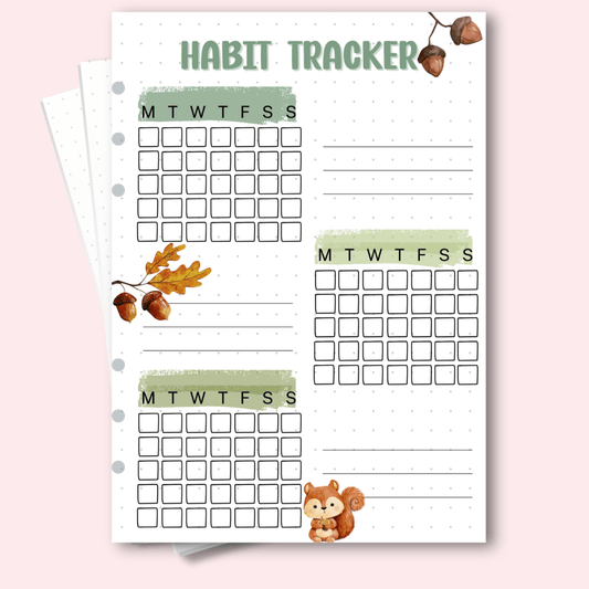 Habit tracker bullet journal layout for ADHD planners Australia