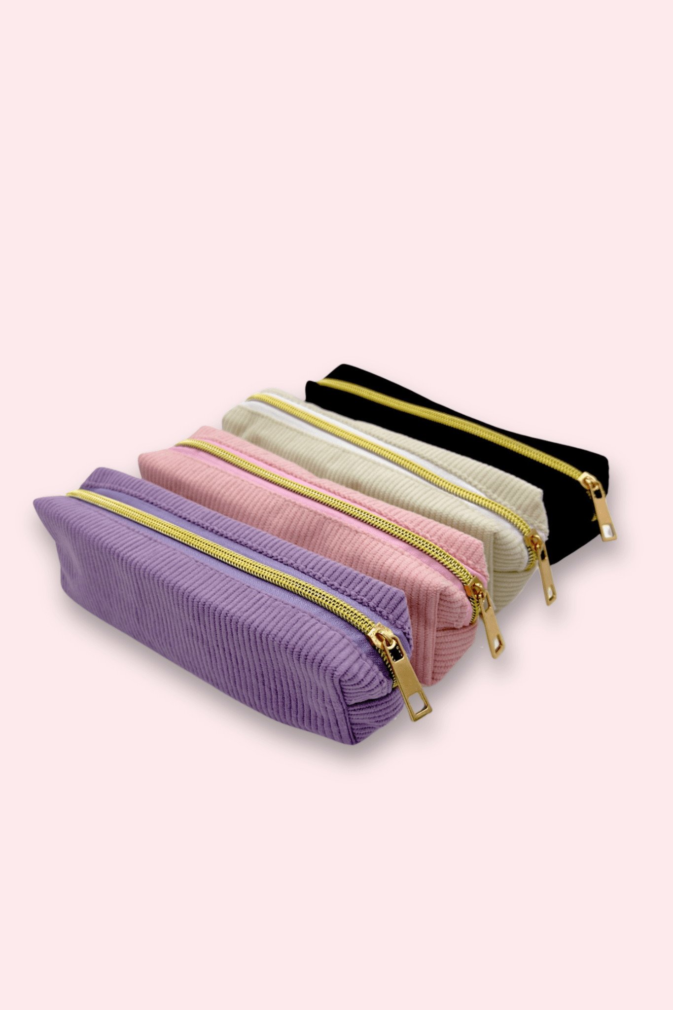 Large velvet pencil case for your journaling stationery