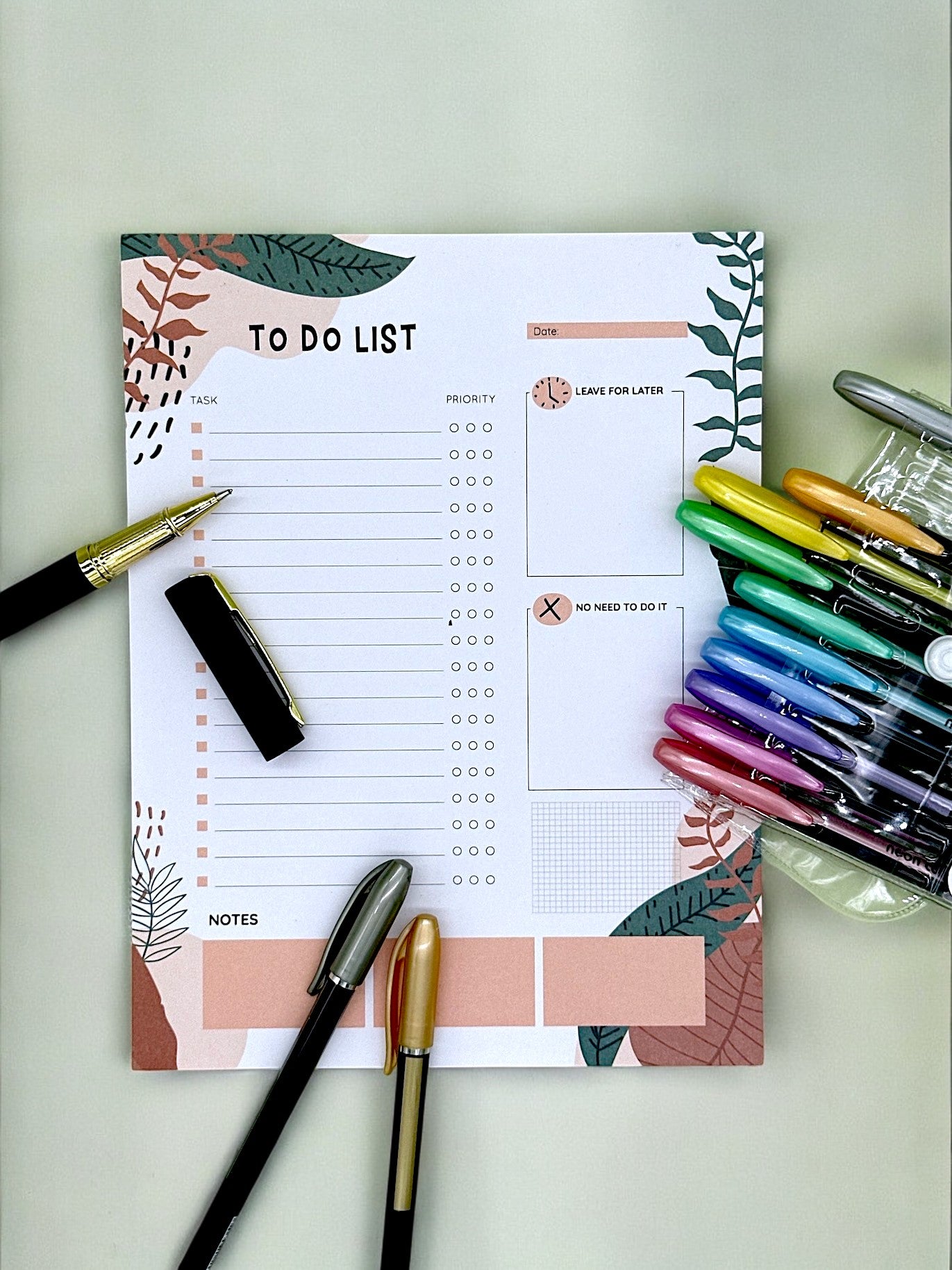 Magnetic A5 notepad to plan tasks, organise your day, and reduce overwhelm