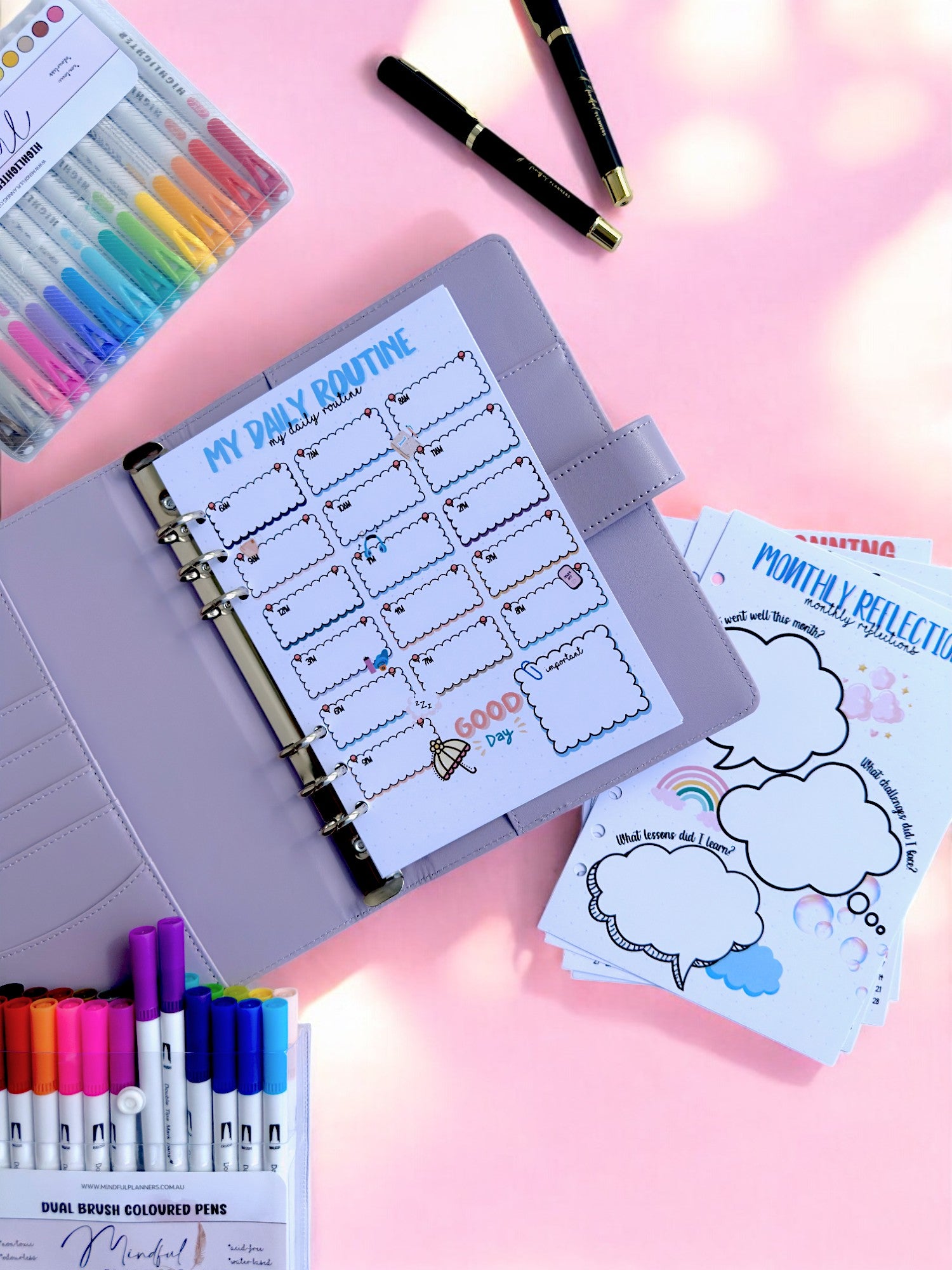 Mindful Planners self-care bullet journal kit