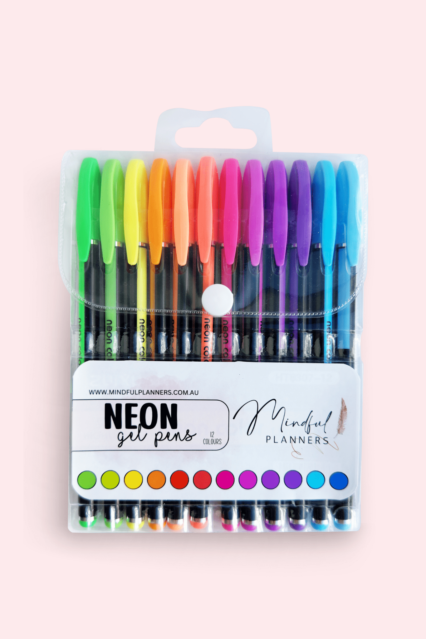 Neon gel pens for your bullet journal and stationery