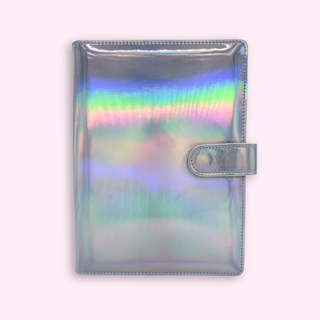 Rainbow bullet journal cover perfect for planners and personal journaling