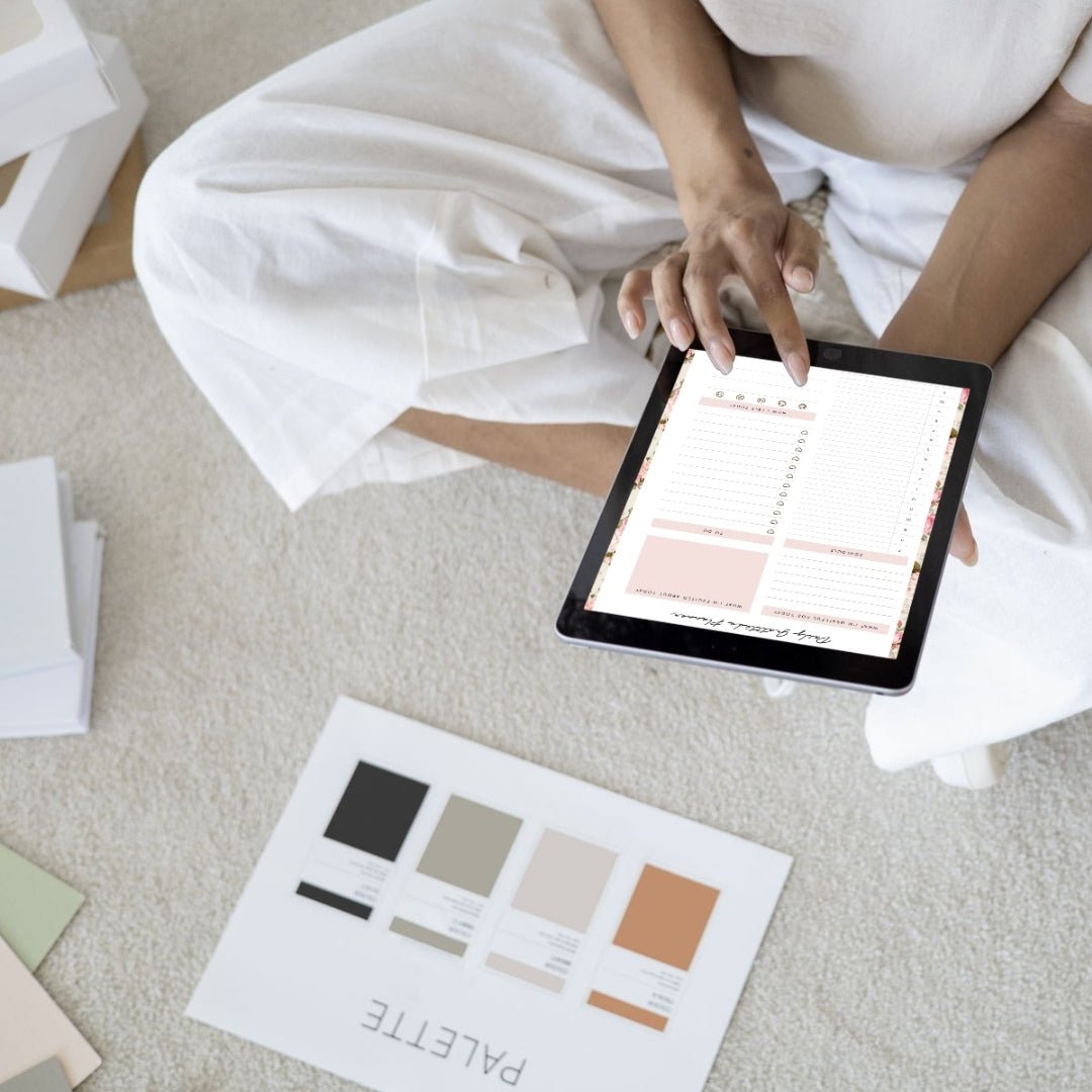 Self care journal page printable designed for ADHD organisation and mental health planning