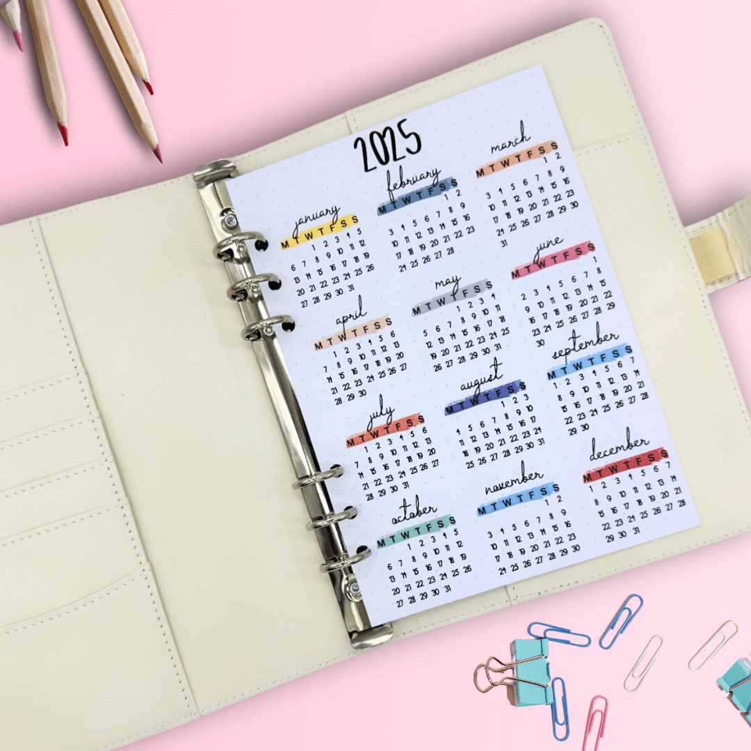 Soft textured fabric journal cover with gentle colours and custom name option