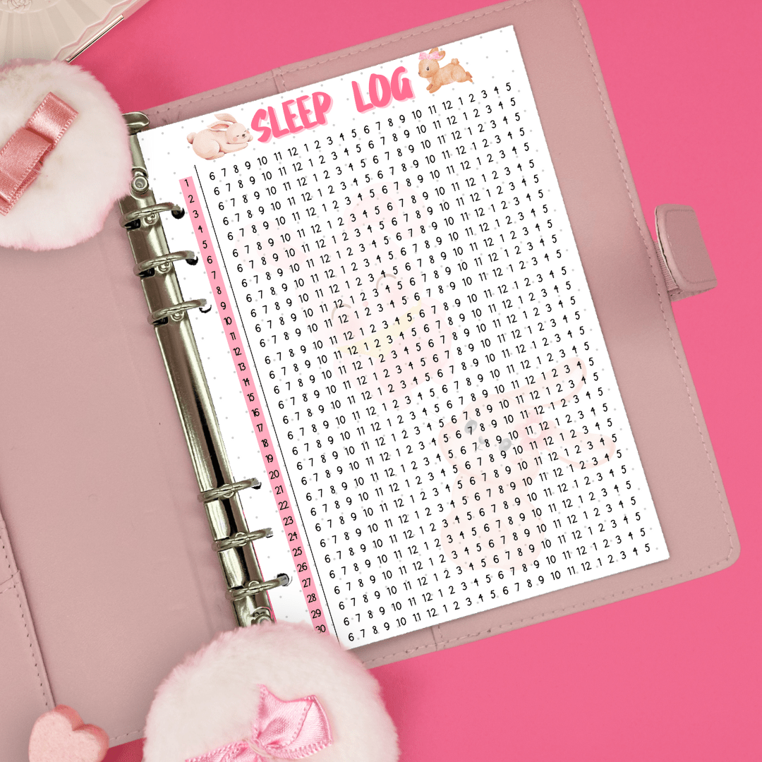 Wellness journal page for sleep insight