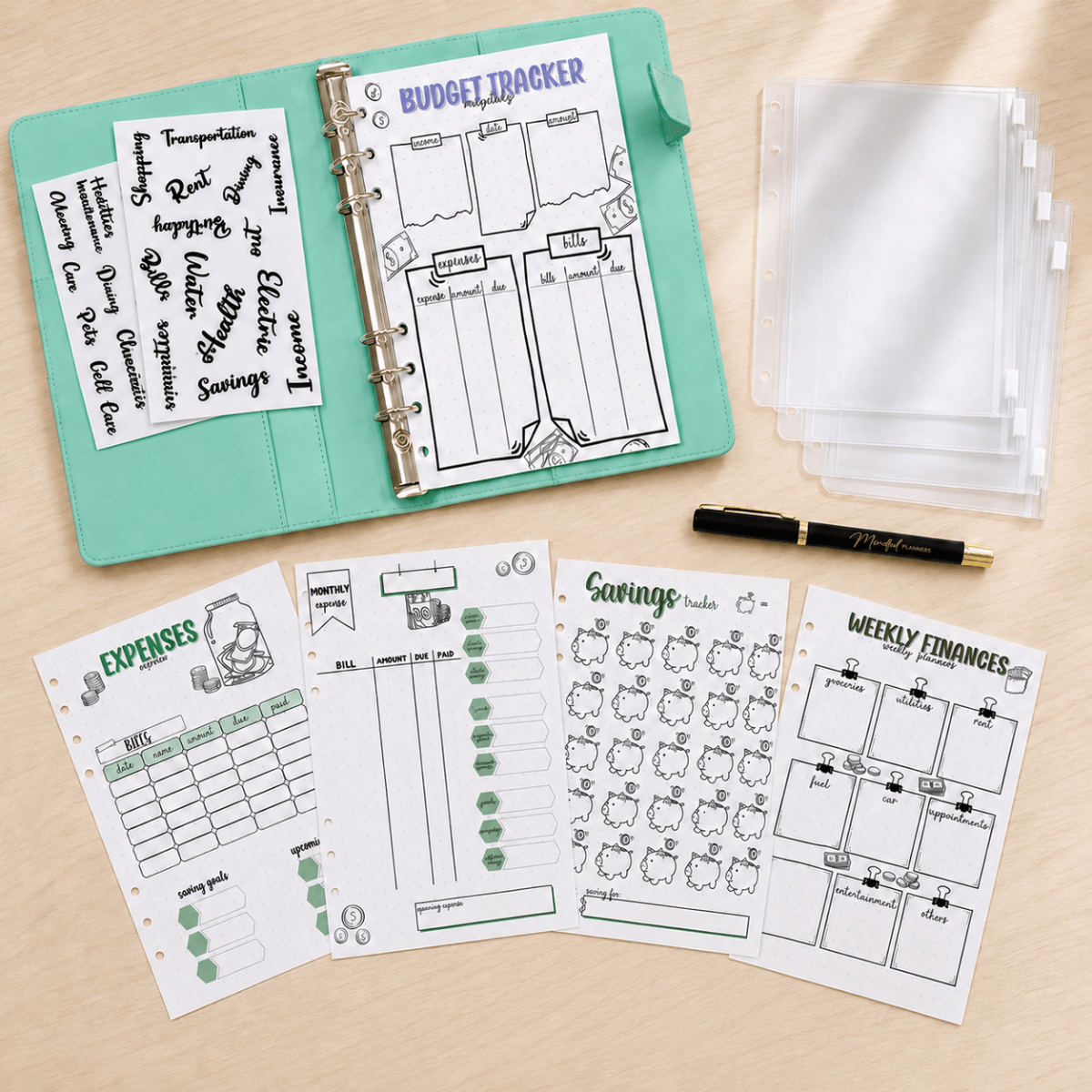 Budgeting Essential Bundle – Your All-in-One Savings Planner Kit