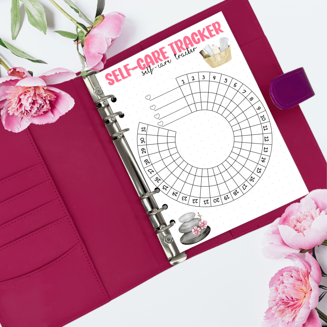 habit tracker A5 page for calming routines