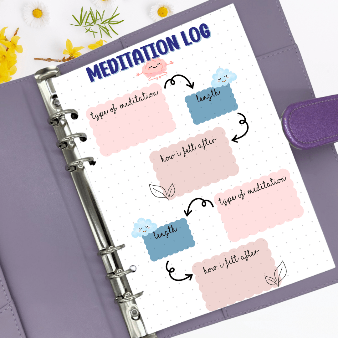 mental wellness meditation tracker A5